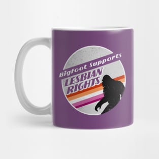 Lesbian Pride Bigfoot Mug